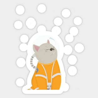 Space Cat Sticker